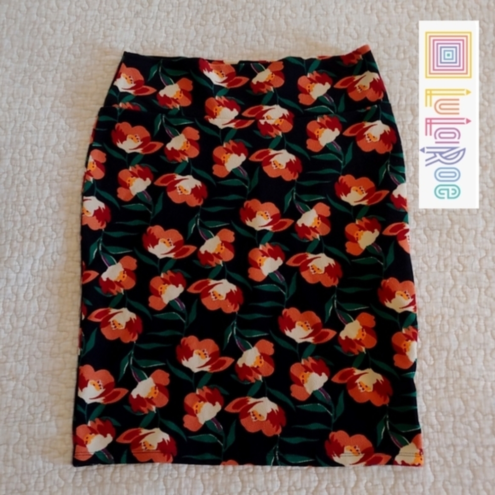 LuLaRoe Cassie Pencil Skirt, Size M, Floral